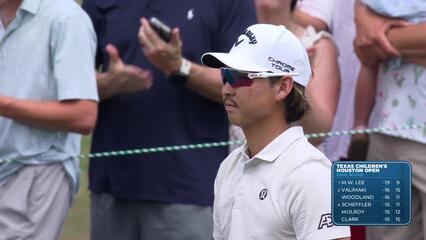 Min Woo Lee | Round 4 | 10th hole | Shot 2 | 2025 Houston Open