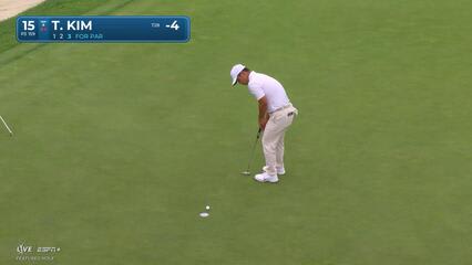 Tom Kim | Round 1 | 15th hole | Shot 3 | 2025 Rocket Classic