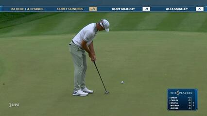 Corey Conners | Round 4 | 1st hole | Shot 4 | 2025 THE PLAYERS