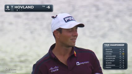 Viktor Hovland | Round 2 | 8th hole | Shot 2 | 2026 TOUR Championship