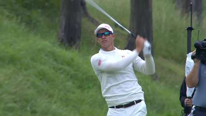 Adam Scott | Round 1 | 2nd hole | Shot 2 | 2025 Baycurrent