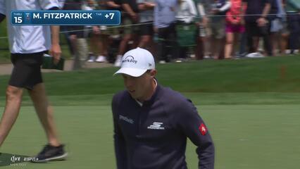 Matt Fitzpatrick | Round 3 | 15th hole | Shot 4 | 2025 the Memorial