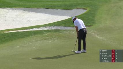 Rasmus Højgaard | Round 3 | 18th hole | Shot 3 | 2025 WM Phoenix Open