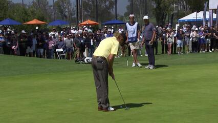 Miguel Angel Jiménez | Round 3 | 9th hole | Shot 4 | 2025 Hoag Classic