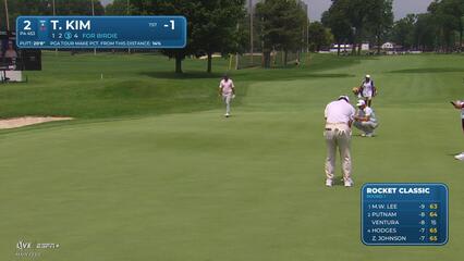 Tom Kim | Round 1 | 2nd hole | Shot 3 | 2025 Rocket Classic