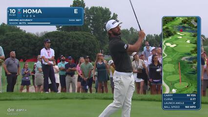 Max Homa | Round 1 | 10th hole | Shot 1 | 2025 3M Open