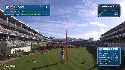 Tom Kim | Round 2 | 16th hole | Shot 1 | 2026 WM Phoenix Open