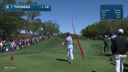 Justin Thomas | Round 2 | 6th hole | Shot 1 | 2025 Valspar