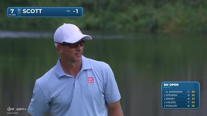 Adam Scott | Round 1 | 7th hole | Shot 2 | 2025 3M Open