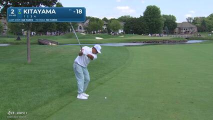 Kurt Kitayama | Round 4 | 2nd hole | Shot 2 | 2025 3M Open