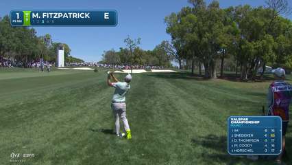 Matt Fitzpatrick | Round 1 | 1st hole | Shot 3 | 2026 Valspar