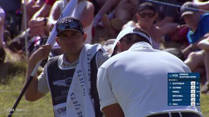 Xander Schauffele | Round 2 | 17th hole | Shot 3 | 2025 Genesis Scottish Open