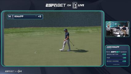 Jake Knapp | Round 4 | 14th hole | Shot 3 | 2025 FedEx St. Jude