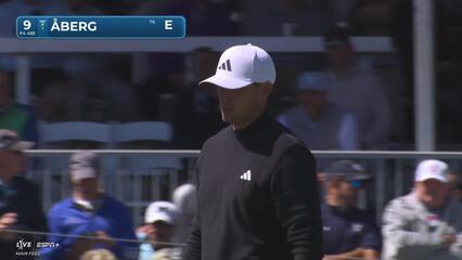 Ludvig Åberg | Round 1 | 9th hole | Shot 4 | 2025 Arnold Palmer