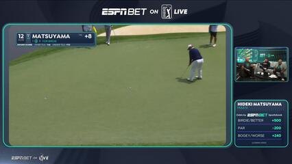 Hideki Matsuyama | Round 4 | 12th hole | Shot 2 | 2025 the Memorial