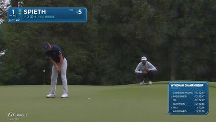 Jordan Spieth | Round 3 | 1st hole | Shot 3 | 2025 Wyndham