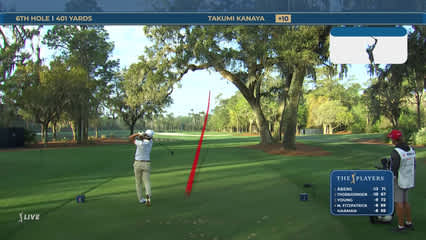 Takumi Kanaya | Round 4 | 6th hole | Shot 1 | 2026 THE PLAYERS