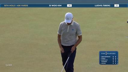 Ludvig Aberg | Round 1 | 15th hole | Shot 4 | 2026 THE PLAYERS