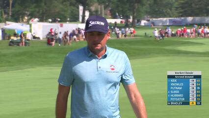 Keegan Bradley | Round 2 | 14th hole | Shot 5 | 2025 Rocket Classic