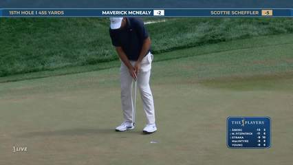 Scottie Scheffler | Round 4 | 15th hole | Shot 4 | 2026 THE PLAYERS