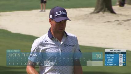 Justin Thomas | Round 2 | 11th hole | Shot 4 | 2025 RBC Heritage