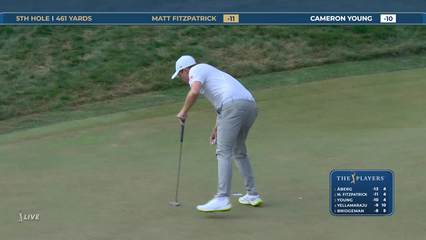 Matt Fitzpatrick | Round 4 | 5th hole | Shot 4 | 2026 THE PLAYERS