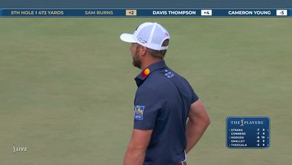 Sam Burns | Round 2 | 5th hole | Shot 3 | 2026 THE PLAYERS