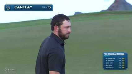 Patrick Cantlay | Round 2 | 18th hole | Shot 4 | 2026 The American Express