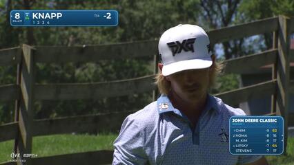 Jake Knapp | Round 1 | 8th hole | Shot 1 | 2025 John Deere