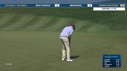 Henrik Norlander | Round 1 | 13th hole | Shot 4 | 2025 THE PLAYERS