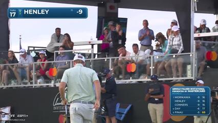 Russell Henley | Round 3 | 17th hole | Shot 3 | 2025 Arnold Palmer Invitational