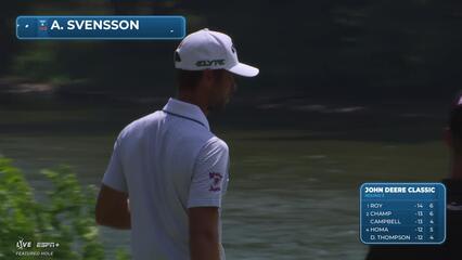 Adam Svensson | Round 3 | 16th hole | Shot 2 | 2025 John Deere