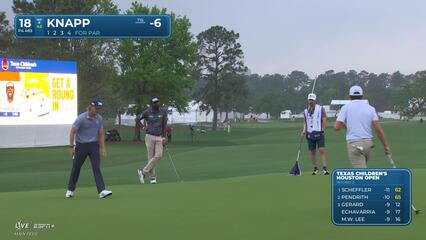Jake Knapp | Round 2 | 18th hole | Shot 5 | 2025 Houston Open