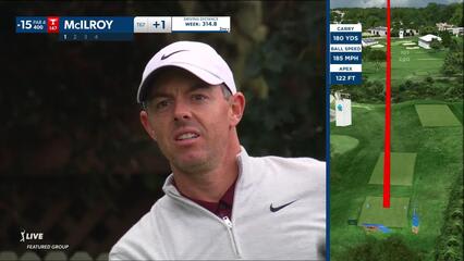 Rory McIlroy | 2024 AT&T Pebble Beach | Round 3 | 15th hole | Shot 1