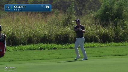 Adam Scott | Round 4 | 6th hole | Shot 2 | 2025 The Sentry