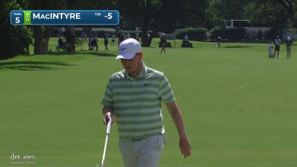 Robert MacIntyre | Round 3 | 5th hole | Shot 4 | 2026 Charles Schwab