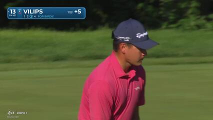 Karl Vilips | Round 2 | 13th hole | Shot 3 | 2025 John Deere