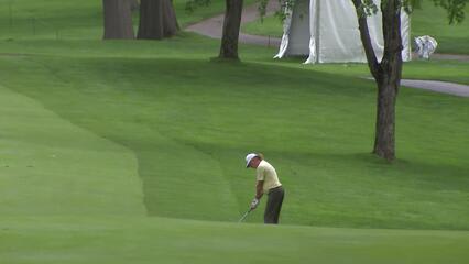 Miguel Angel Jiménez | Round 1 | 4th hole | Shot 2 | 2025 Kaulig Co. Championship