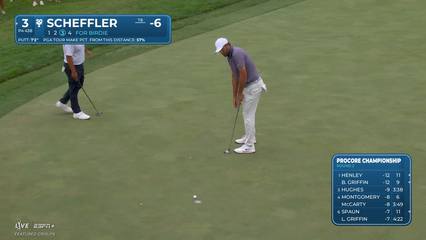 Scottie Scheffler | Round 2 | 3rd hole | Shot 4 | 2025 Procore