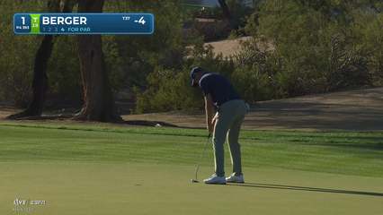 Daniel Berger | Round 4 | 1st hole | Shot 4 | 2026 WM Phoenix Open