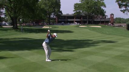 Steven Alker | Round 3 | 9th hole | Shot 2 | 2025 Kaulig Co. Championship
