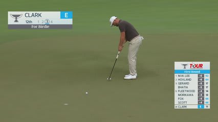 Wyndham Clark | Round 1 | 12th hole | Shot 3 | 2026 TOUR Championship