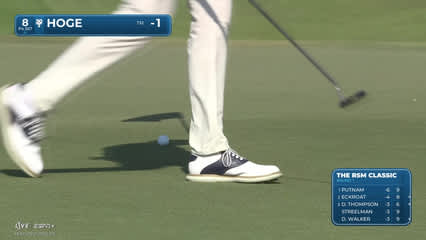 Tom Hoge | Round 1 | 8th hole | Shot 3 | 2025 The RSM Classic