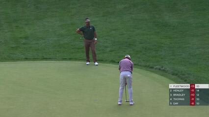 Tommy Fleetwood | Round 3 | 11th hole | Shot 3 | 2025 Travelers