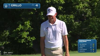Emiliano Grillo | Round 2 | 8th hole | Shot 3 | 2025 Charles Schwab