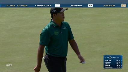 Si Woo Kim | Round 2 | 1st hole | Shot 4 | 2025 THE PLAYERS