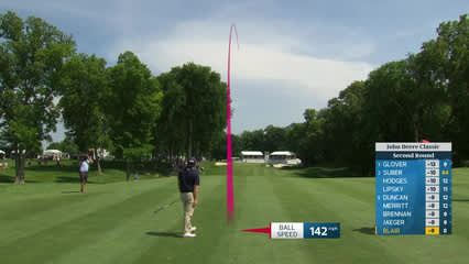Zac Blair | Round 2 | 9th hole | Shot 2 | 2026 John Deere
