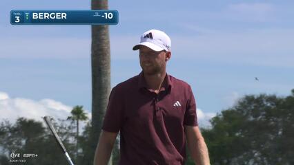 Daniel Berger | Round 2 | 3rd hole | Shot 4 | 2025 Cognizant Classic
