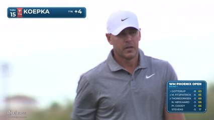 Brooks Koepka | Round 1 | 15th hole | Shot 6 | 2026 WM Phoenix Open