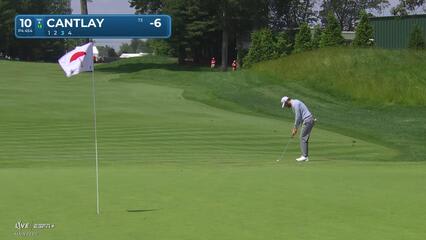 Patrick Cantlay | Round 2 | 10th hole | Shot 4 | 2025 Travelers